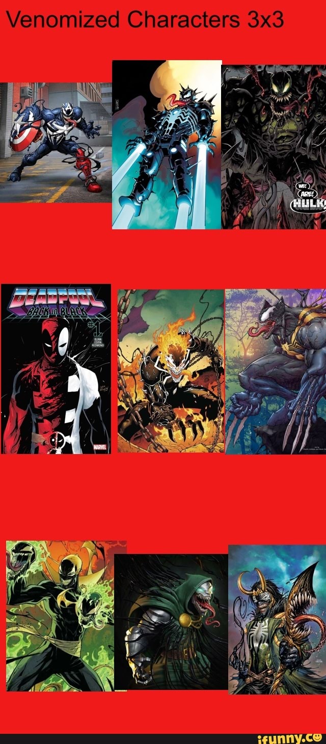 Venomized Characters