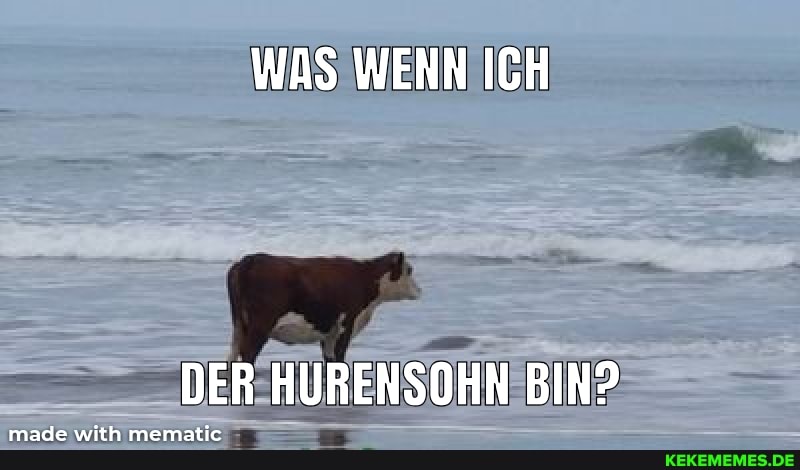 WAS WENN ICH
DER HURENSOHN BIN?