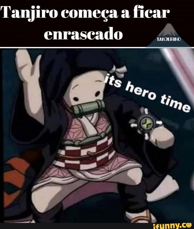 Tanjiro começa a ficar enrascado
tim