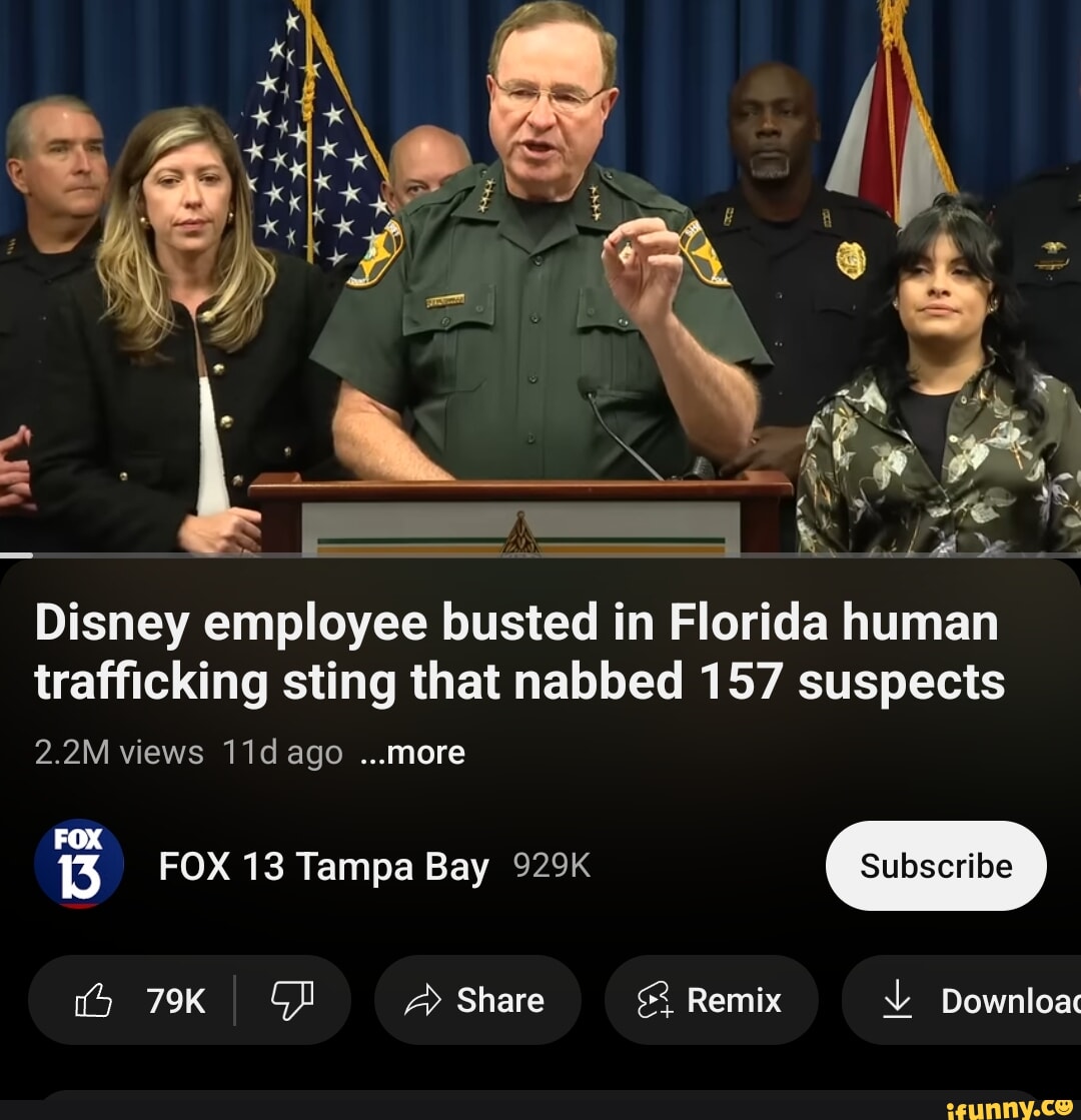 Disney Employee Busted In Florida Human Trafficking Sting That Nabbed