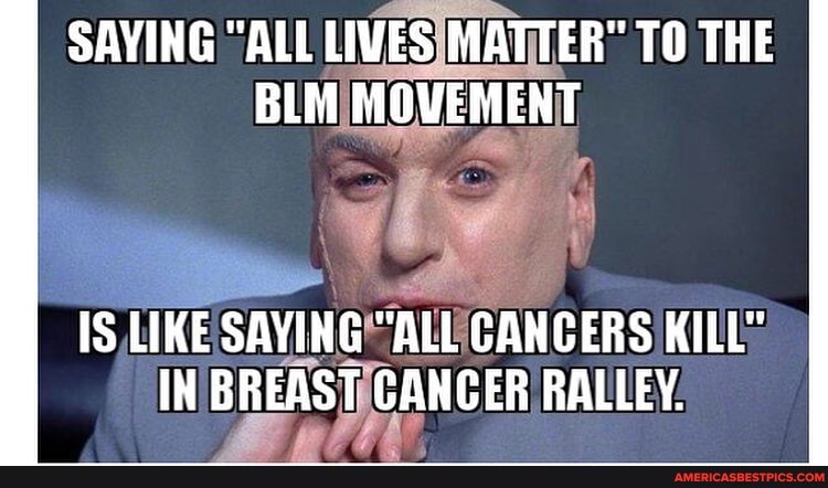 SAYING "ALL LIVESIMATT ER" THE
vly we
IS CIKE CANCERS KILL:
IN BREASTICANCER RALLEY.
4