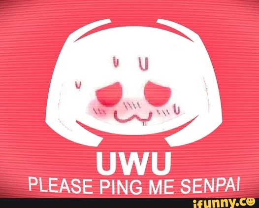 UWU PLEASE PING ME SENPAI - iFunny