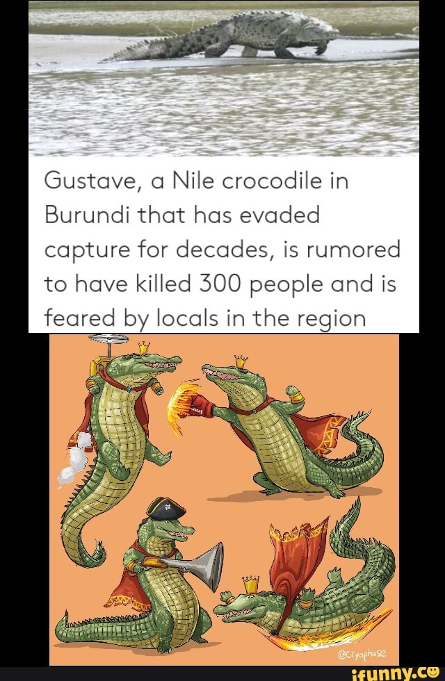 Gustave the man-eating crocodile has brought you a France: SPAS-12 anda Monte  Carlo SS KARL annn - iFunny Brazil