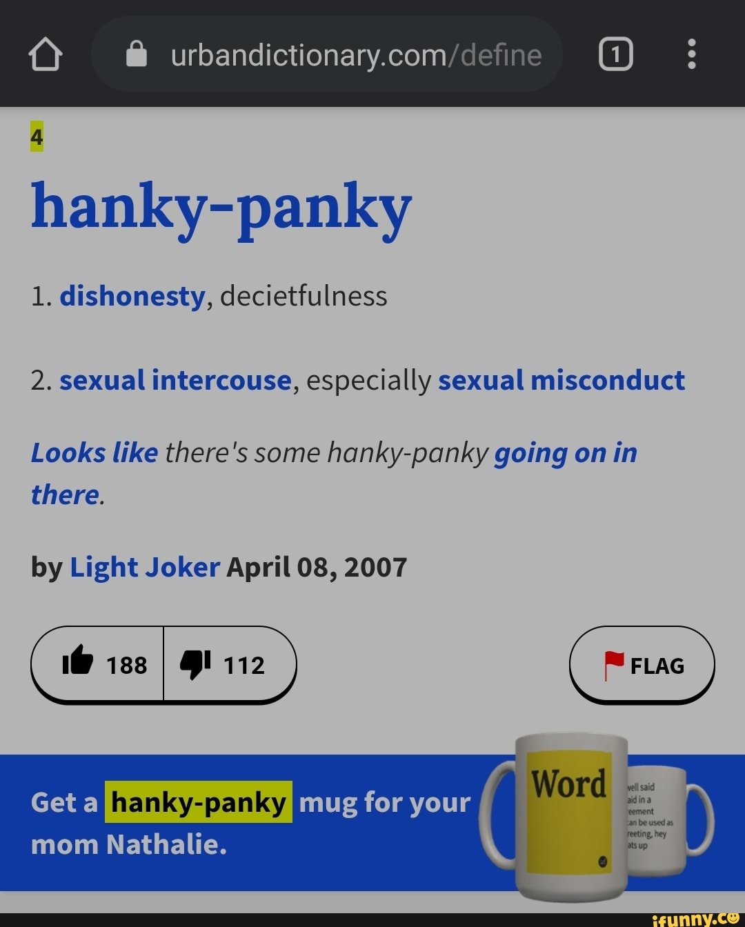 What does qv mean urban dictionary