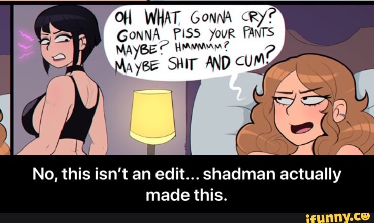 MAY5E/ ? Mme 5le AND CUM- No, this isn't an edit... shadman 