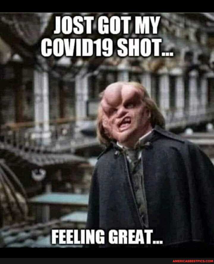 JOST GOT MY COVID19 SHOT...
FEELING GREAT...