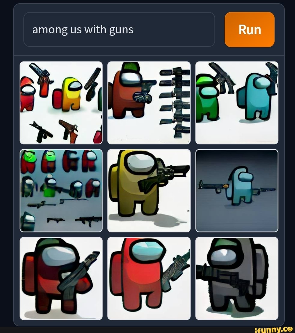 Among us with guns iFunny