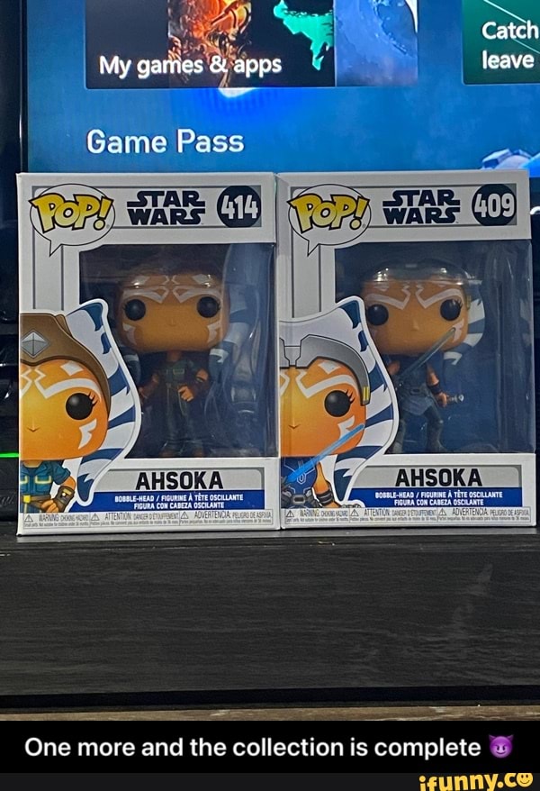 Catch
My games & apps leave
Gere Pess
AHSOKA
One more and the collection is complete - One more and the collection is complete π