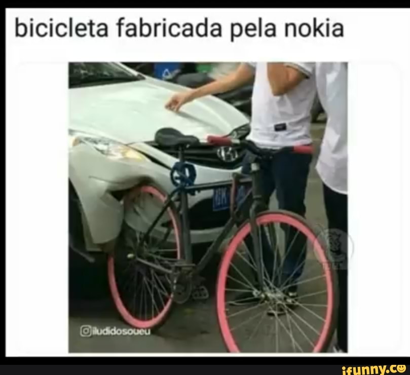 bicicleta fabricada pela nokia