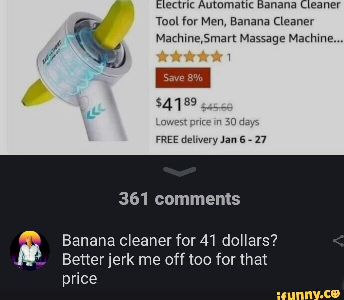 Electric Automatic Banana Cleaner Tool for Men, Banana Cleaner Machine