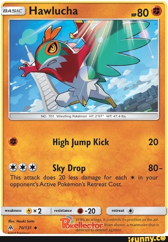 No 701 Wrestling Pokemon Ht Wt 474 High Jump Kick 20 Sky Drop 80