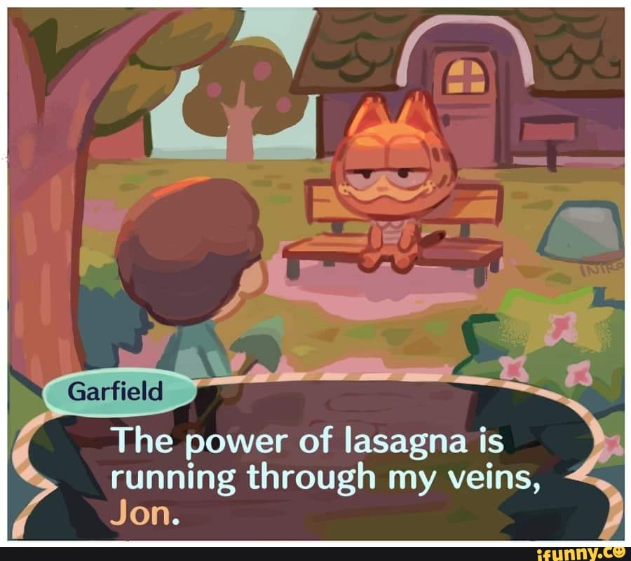 Lasaga Garfield Lasagna Meme