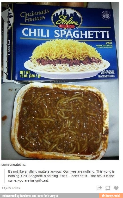 y
CHILI SPAGHETTI