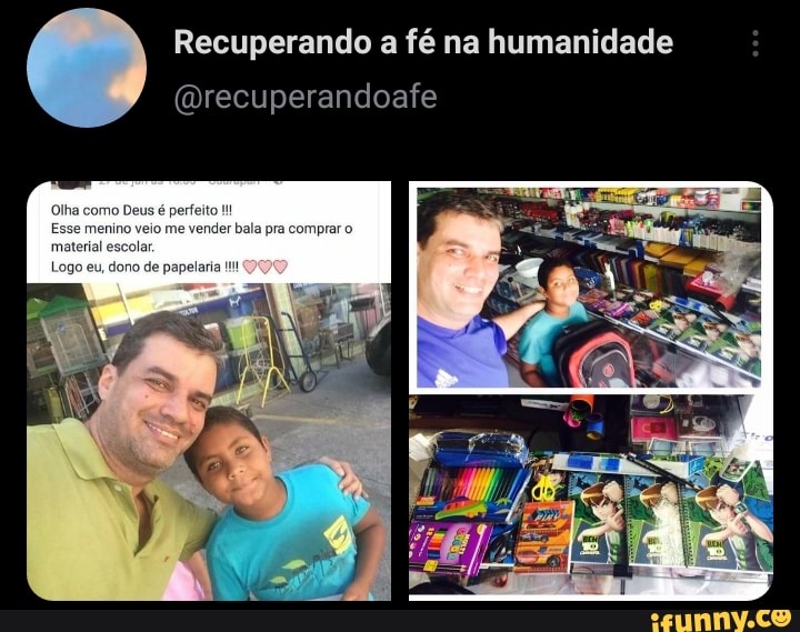 Recuperando a fé na humanidade
(Drecuperandoafe