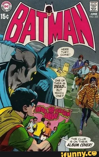 dc, dccomics, detectivecomics, batman, batmanandrobin, thebeatles, johnlennon, paulmccartney, ringostarr