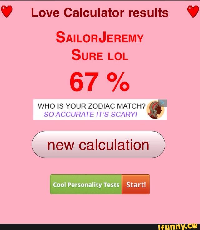 zodiac love calculator game