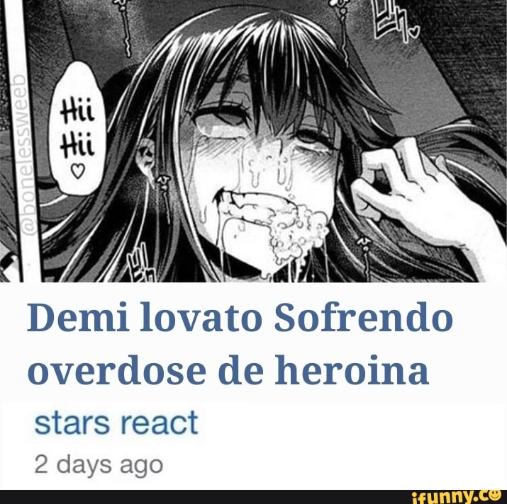 Demi lotaio Sofrendo
overdose de heroina
stars react
2 days ago