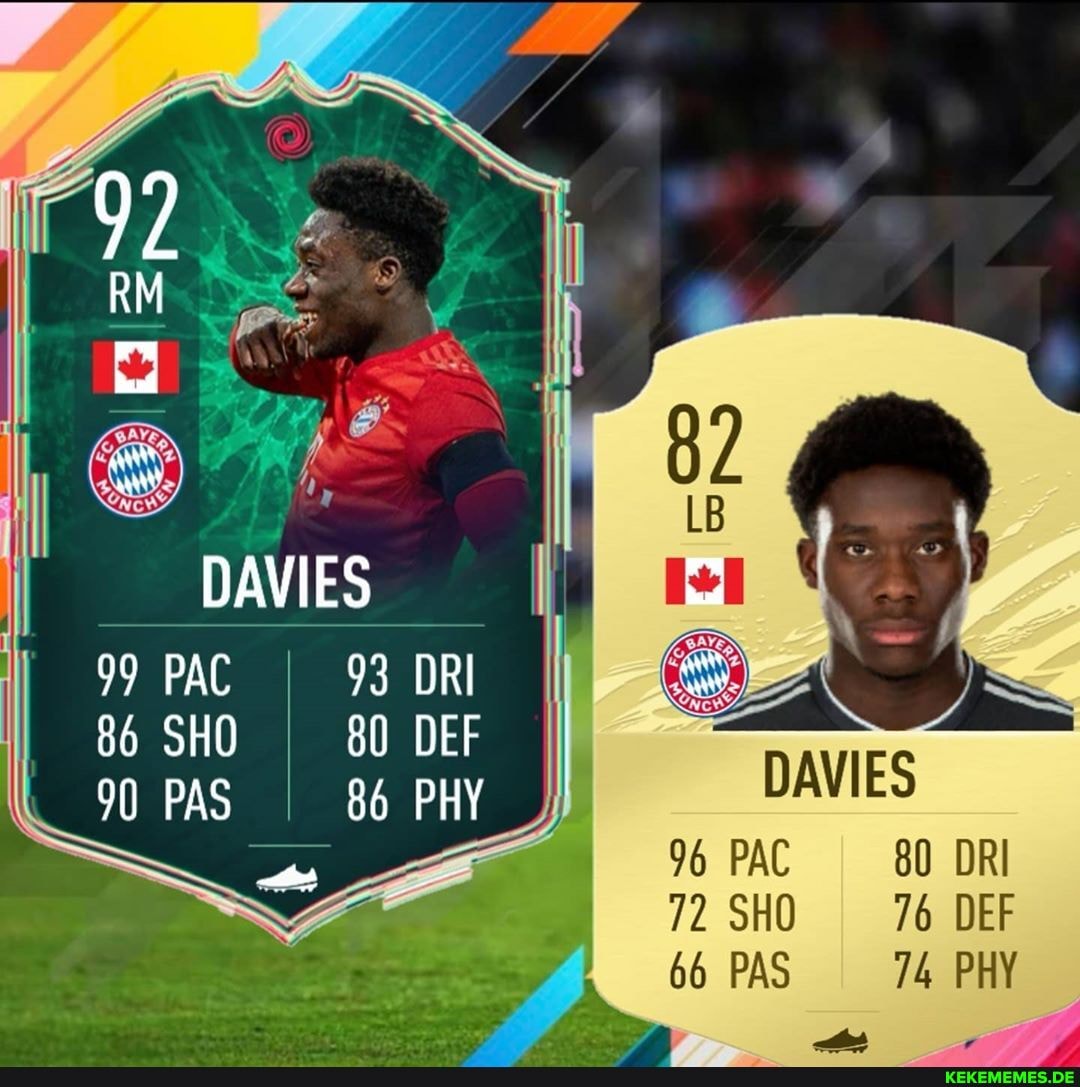 DAVIES
99 PAC
86 SHO
90 PAS
80 DEF
SS=
DAVIES
96 PAC 80 ORI
72 SHO
66 PAS
76 DEF
74 PHY