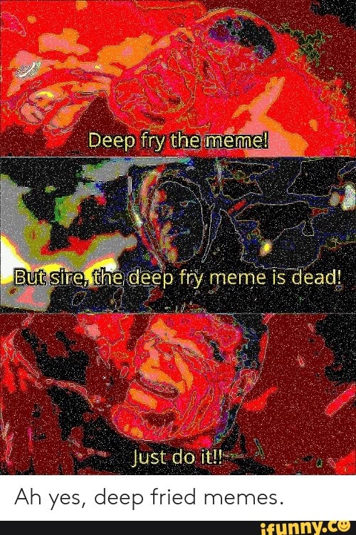 ah yes deep fried memes