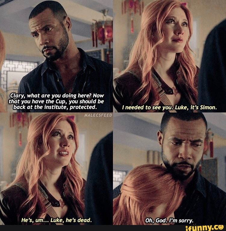 simonlewis, claryfairchild, theshadowhunterchronicles, shadowhunters, themortalinstruments, katherincnamara, lukegarroway, isaiahmustafa