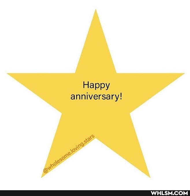 Happy anniversary!