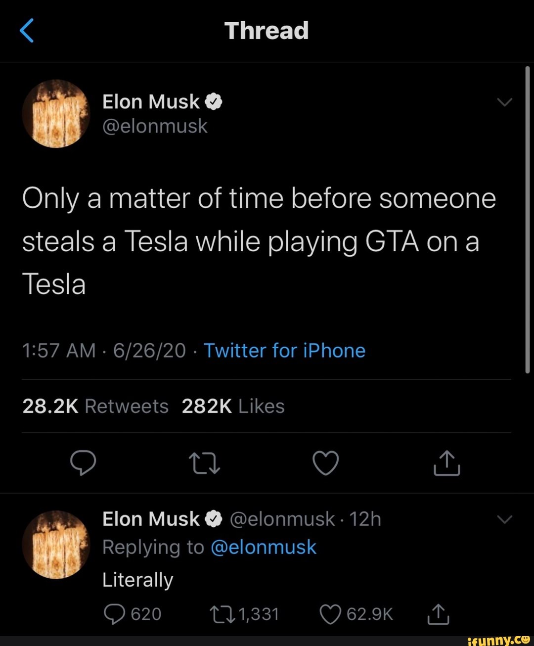Only a matter of time before someone
steals a Tesla while playing GTA ona
Tesla