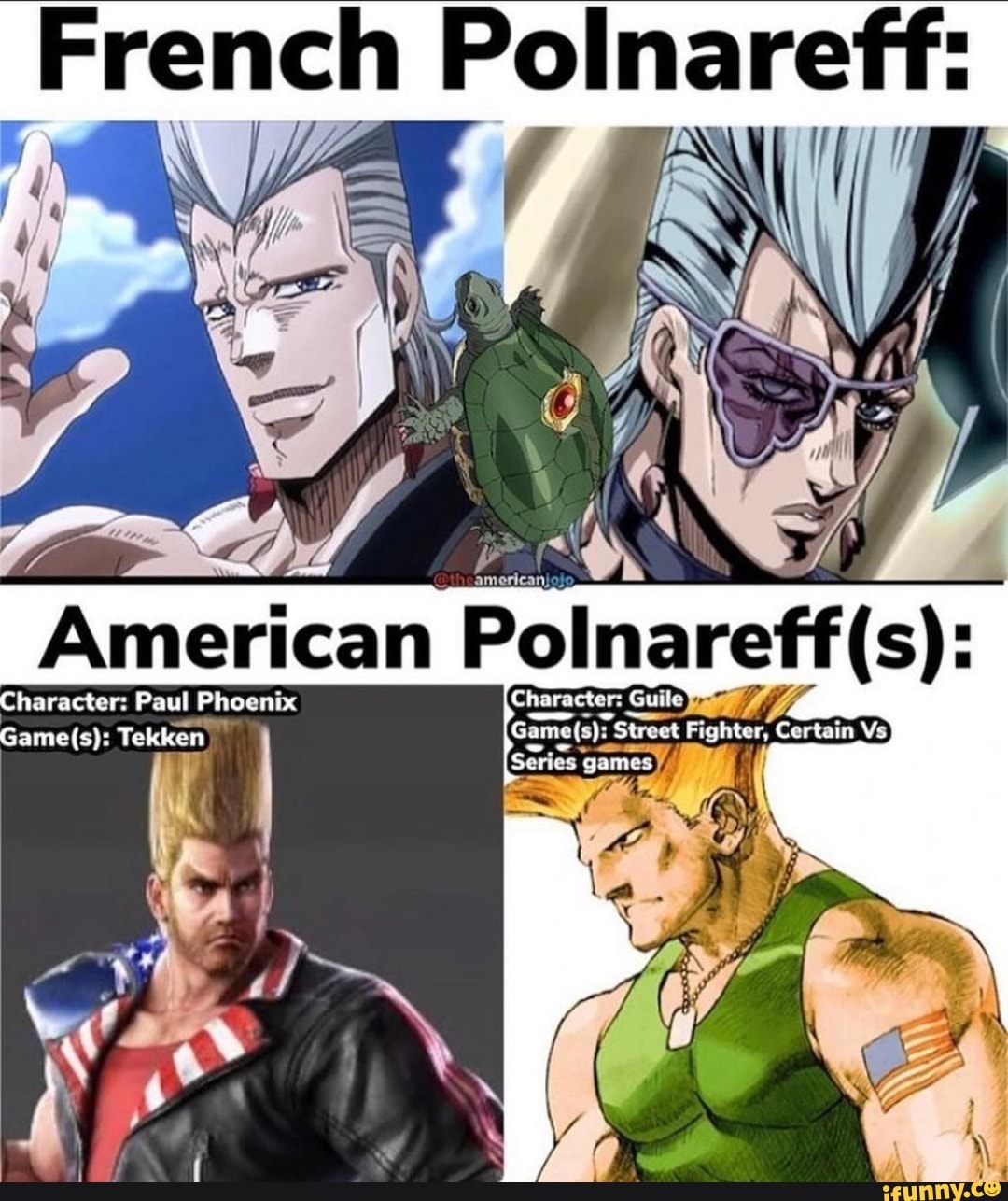 French Polnareff: Character: Paul Phocnix Games}: Tekken - iFunny Brazil