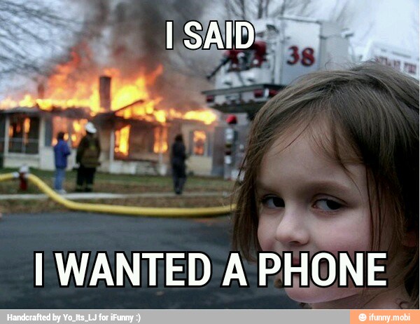 I WANTED A PHONE