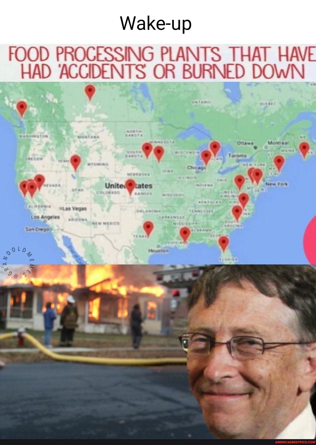 Wakeup FOOD PROCESSING PLANTS THAT HAVE HAD 'ACCIDENTS OR BURNED DOWN