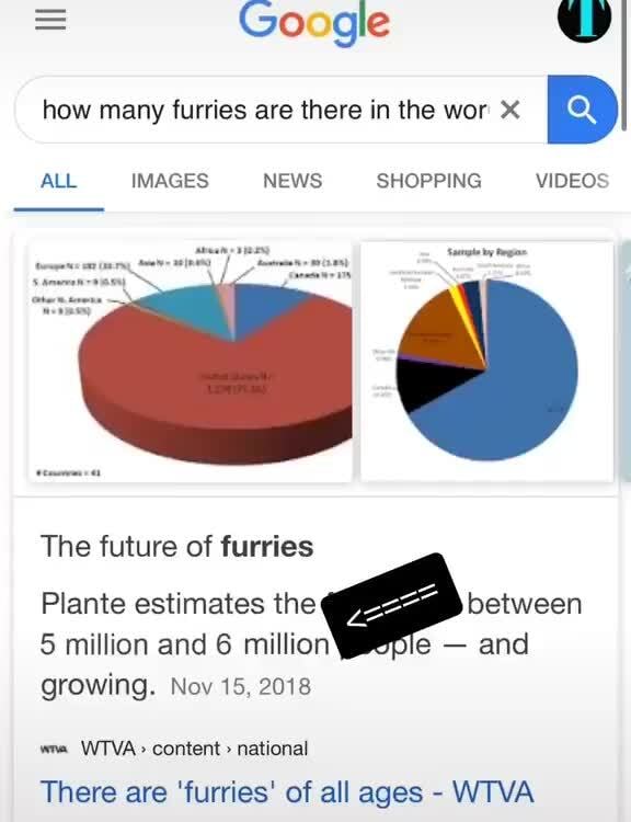 How many furries are there in the wor X ALL IMAGES NEWS SHOPPING VIDEOS