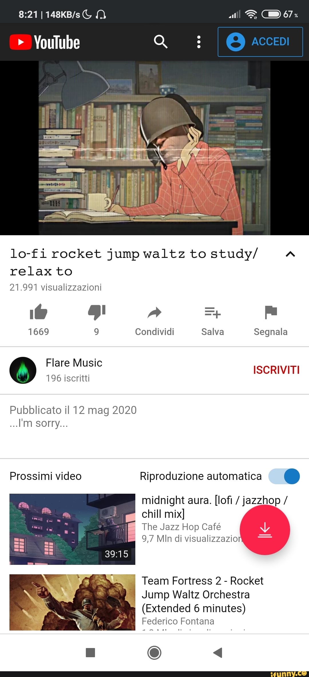 Youtube Lo Fi Rocket Jump Waltz To Study Relax To 21 991 Visualizzazioni 1669 Condividi Salva Segnala