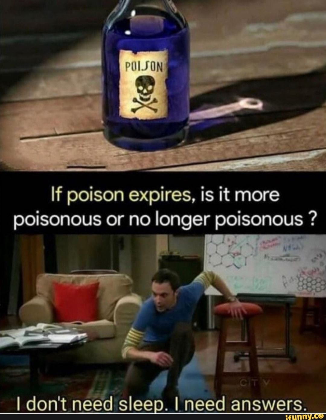 If poison expires, is it more poisonous or no longer poisonous ? I don