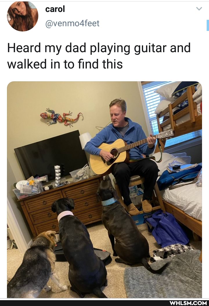 carol
Heard my dad playing guitar and walked in to find this