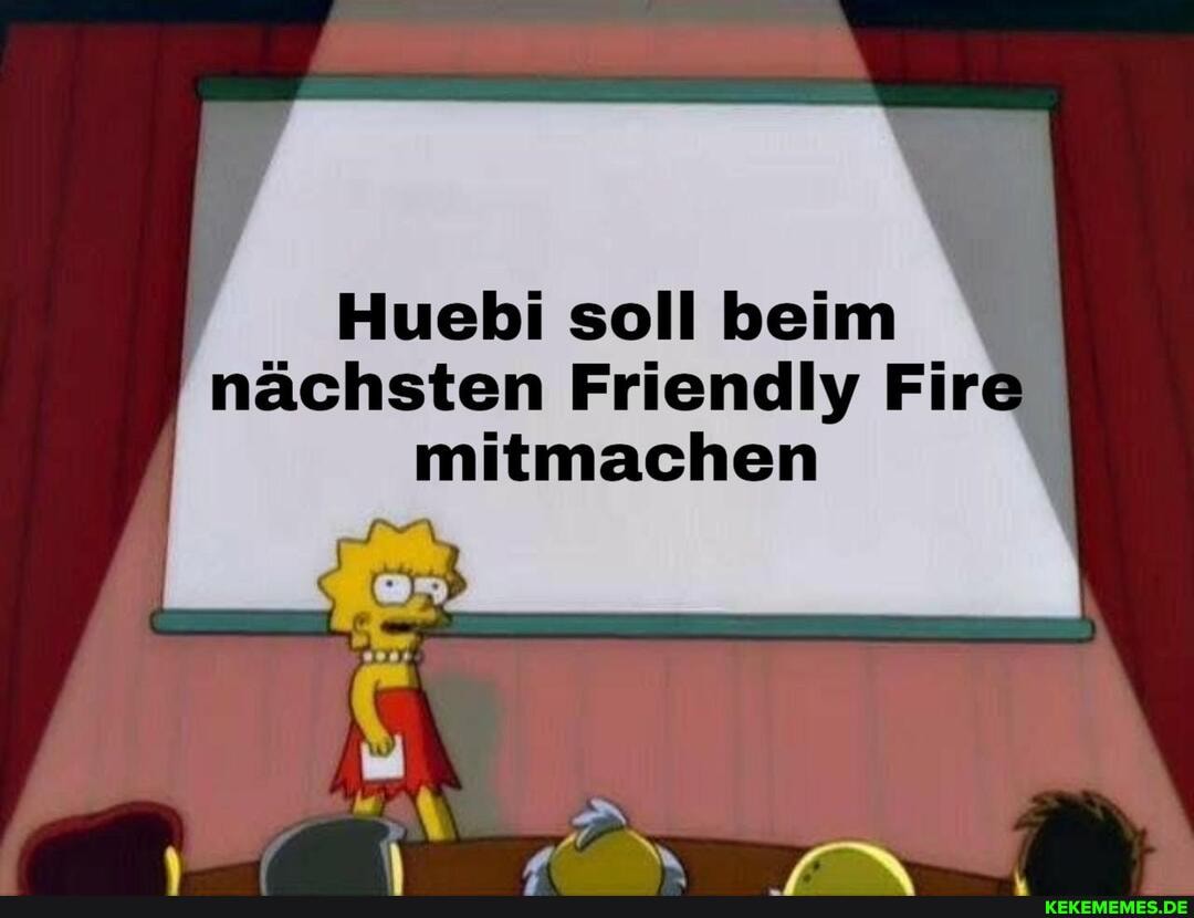 Huebi soll beim nächsten Friendly Fire mitmachen