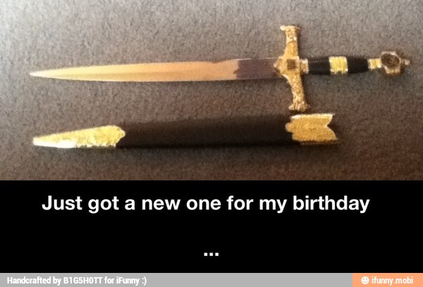 Just got a new one for my birthday - ...