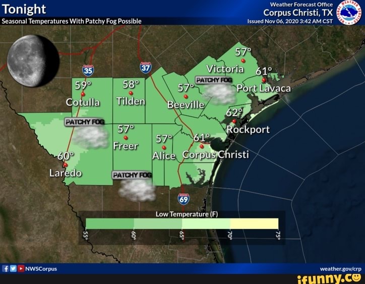 'Weather Forecast Office Tonight Corpus Christi, TX Seasonal