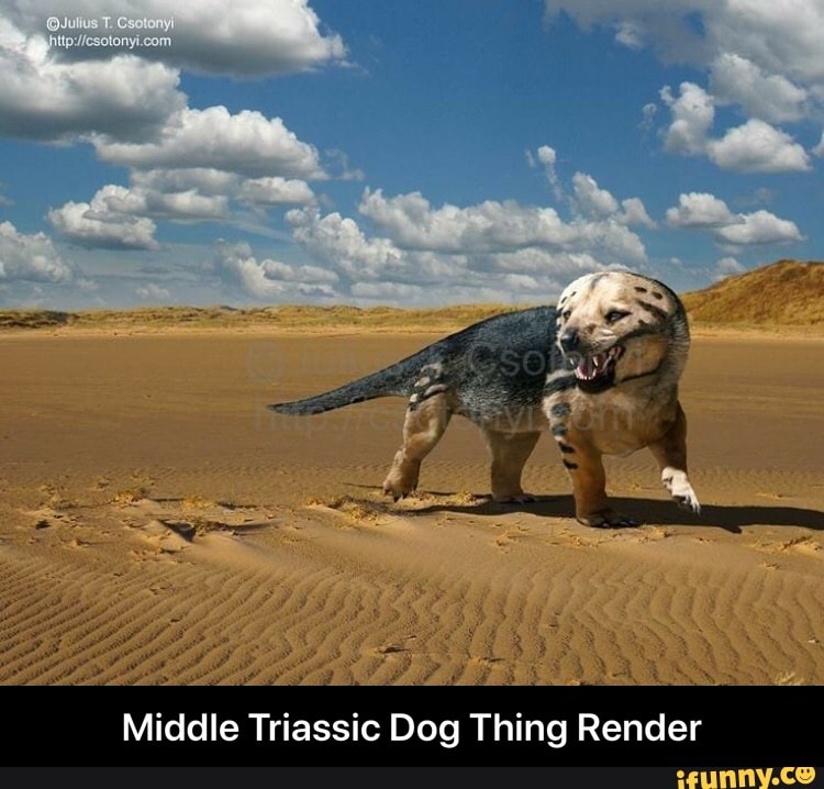 Middle Triassic Dog Thing Render - Middle Triassic Dog Thing Render