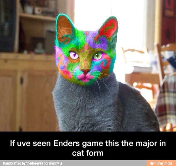 If uve seen Enders game this the major in
cat form - If uve seen Enders game this the major in cat form
