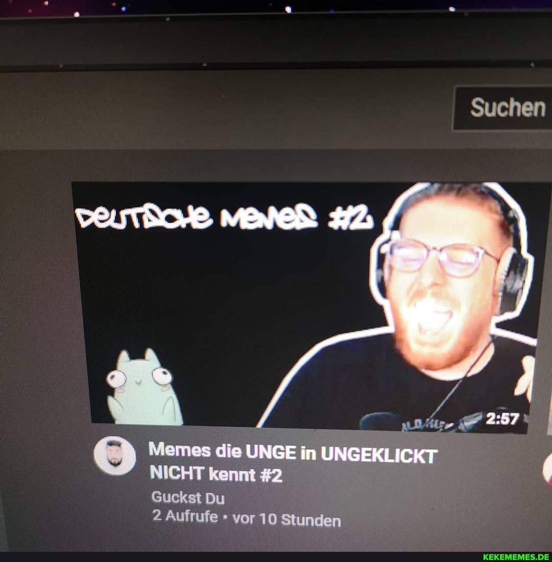 Suchen
Memes die UNGE in nUNGEKLICKT NICHT kennt #2
Guckst Du
2 Aufrufe vor 10 Stunden