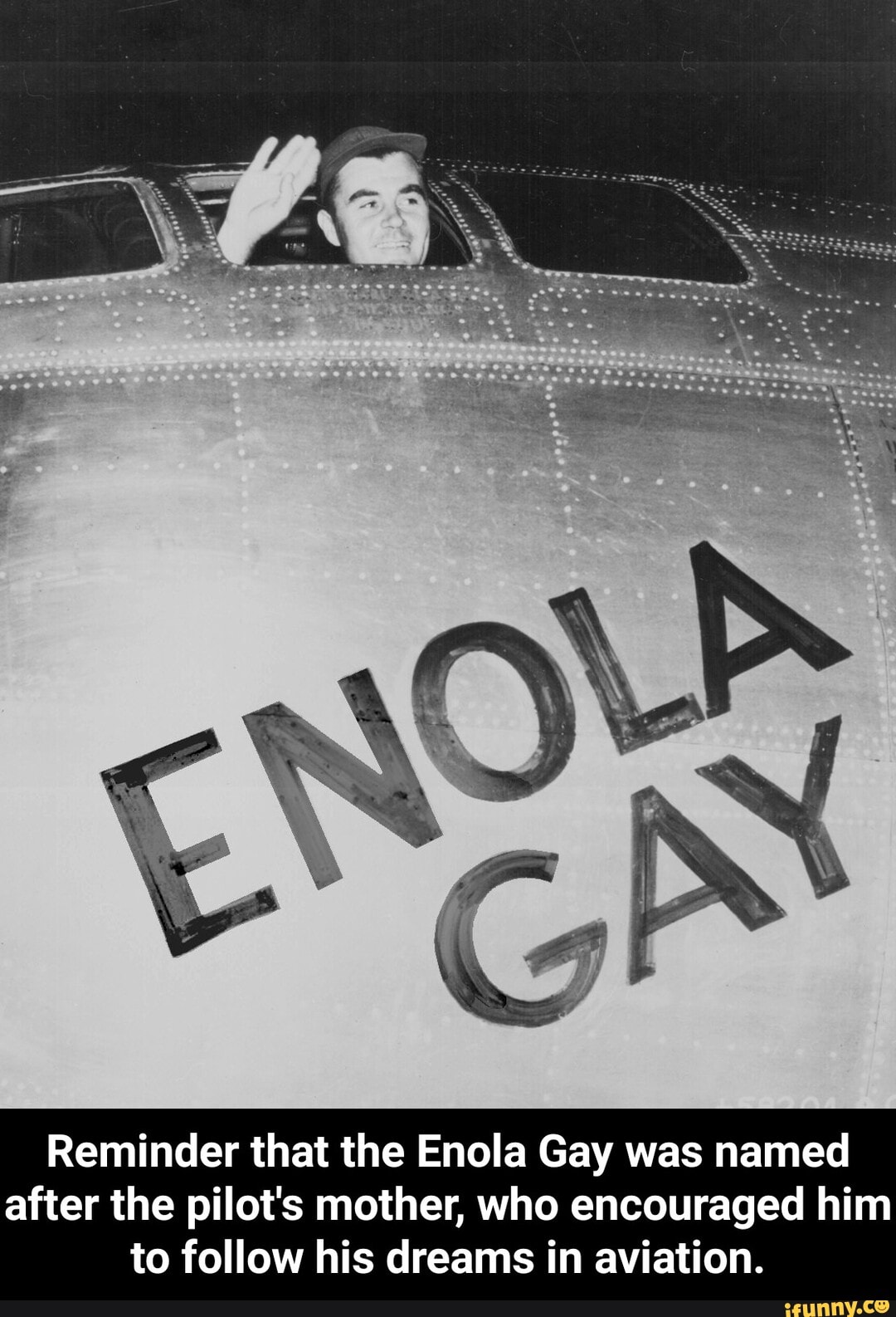 enola gay pilot quote before
