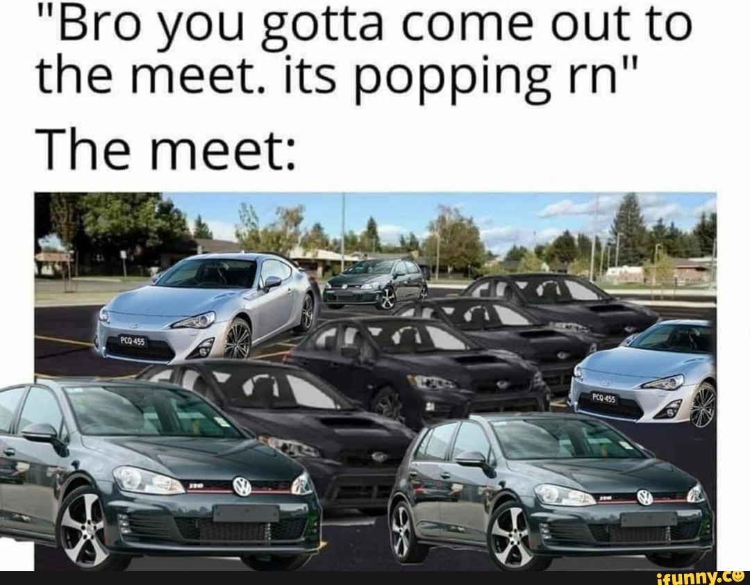 "Bro you gotta come out to the meet. its popping rn" The meet SS Peas