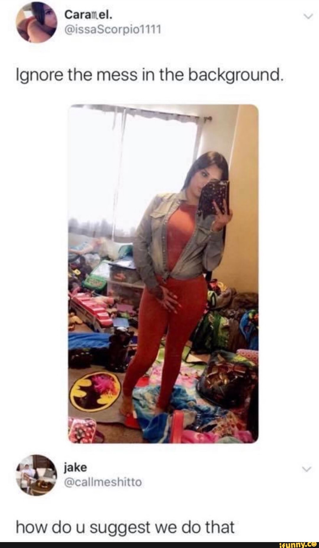 Ignore the mess in the background.
how do u suggest we do that