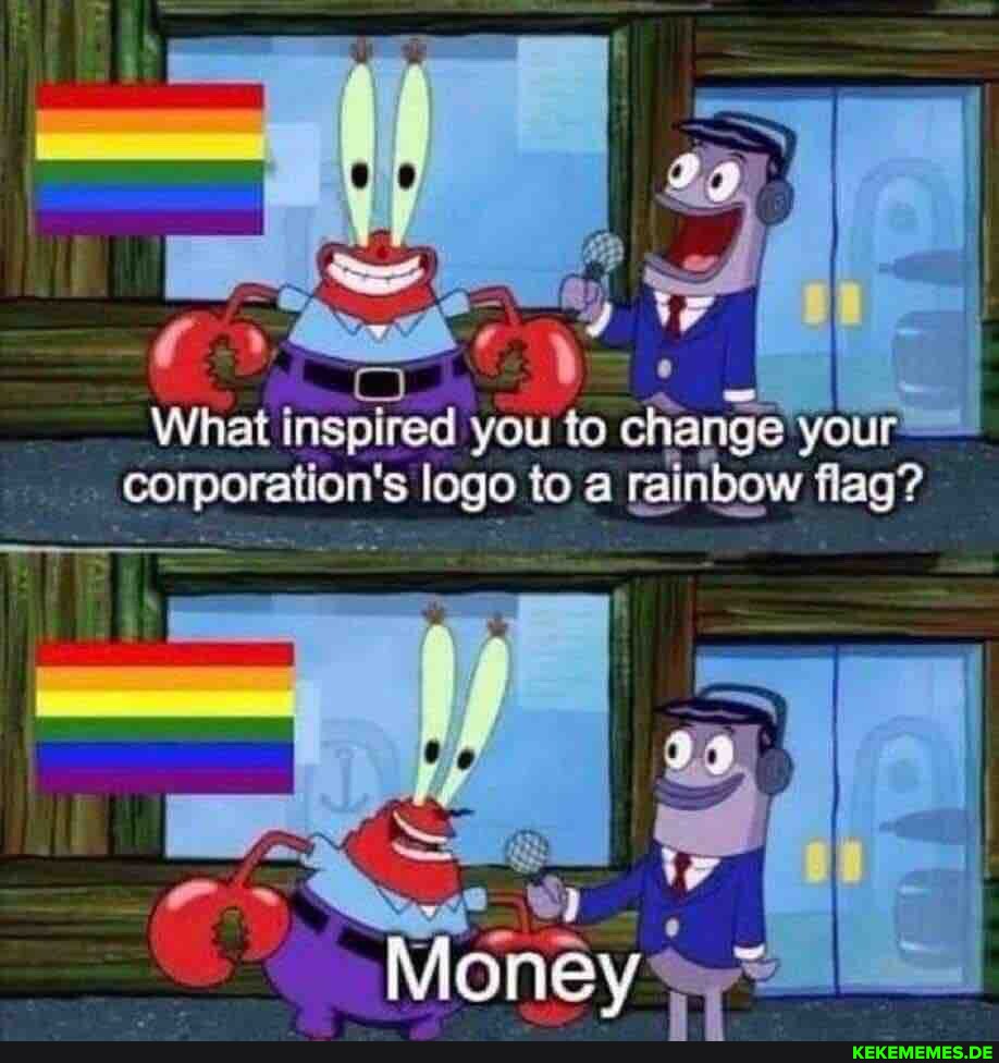 What inspired you to change yo corporation's logo to a rainbow flag?