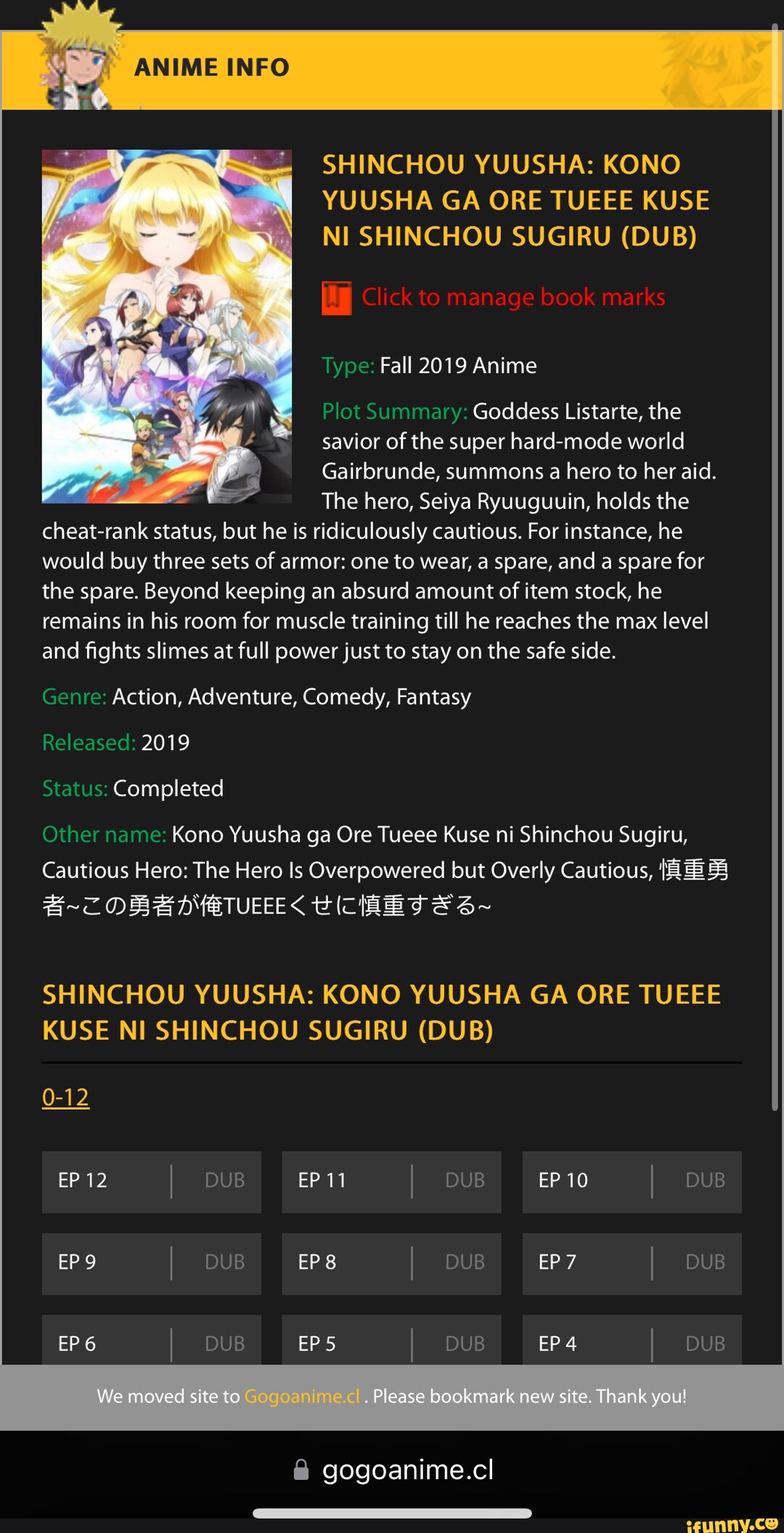 Shinchou Yuusha: Kono Yuusha ga Ore Tueee Kuse ni Shinchou Sugiru Episódio  1 - Animes Online