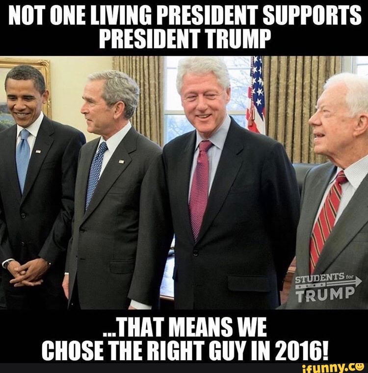 THAT MEANS WE
CHOSE THE RIGHT GUY IN 2016!