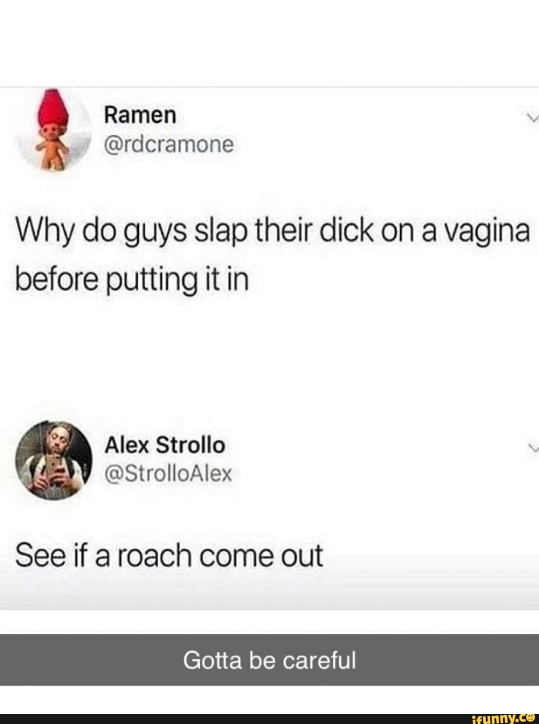 Why do men slap their dicks on women