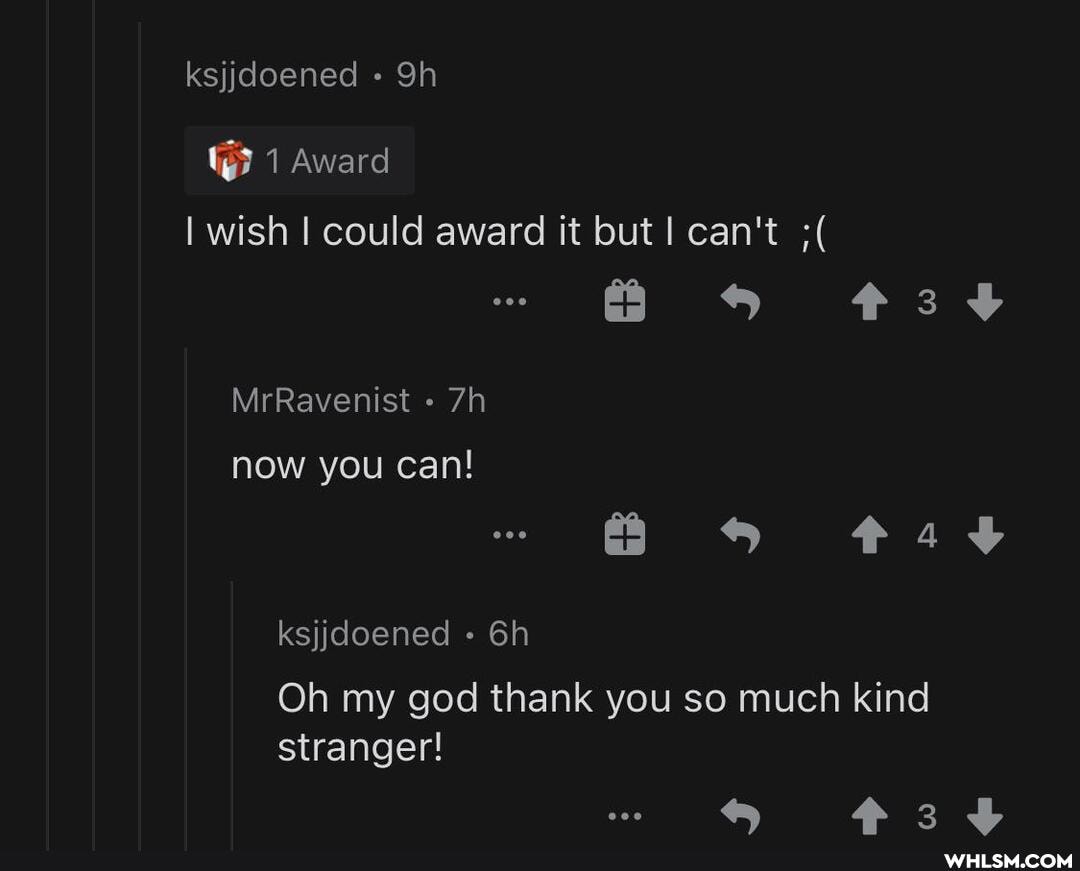 ksjjdoened
1 Award
I wish I could award it but can't
MrRavenist
now you can!
ksjjdoened
Oh my god thank you so much kind stranger!