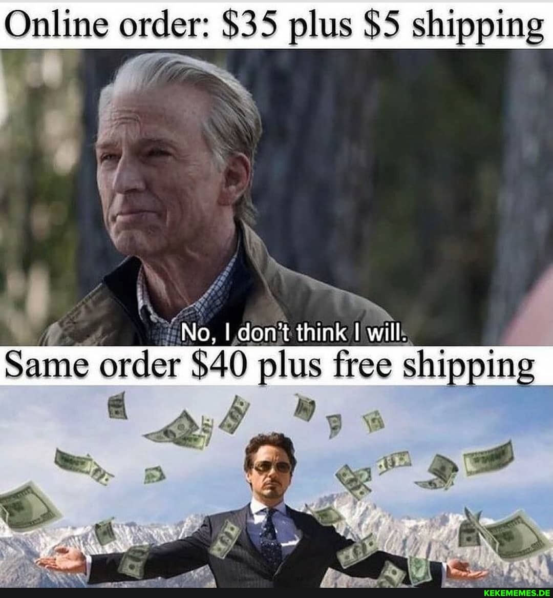 Online order: $35 plus $5 shipping
Same free