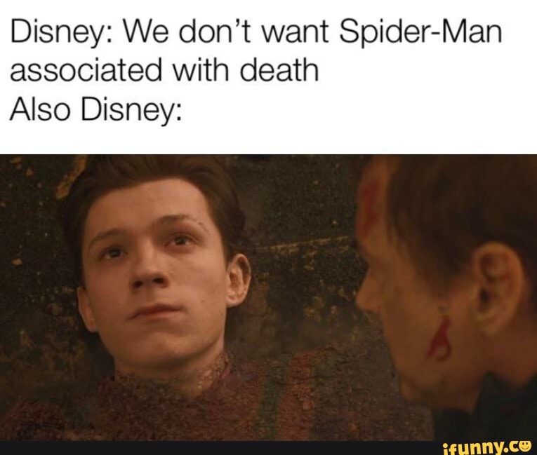 Disney: We don't want Spider-Man associated with death Also Disney ...