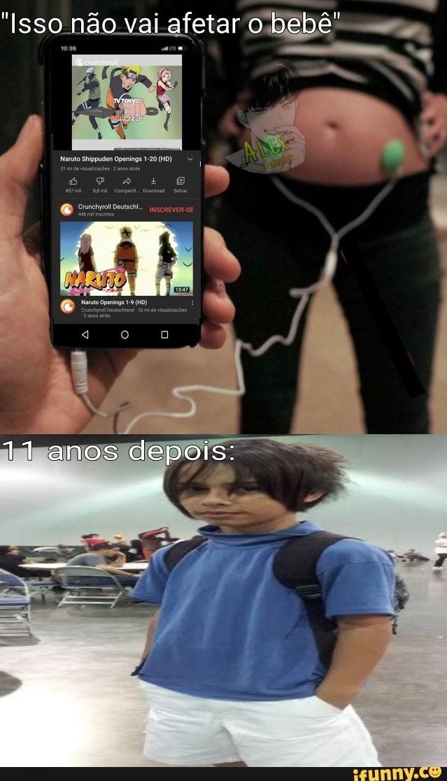 "Isso não vai afetar o bebê"
ena
11 anos depois:
- ma